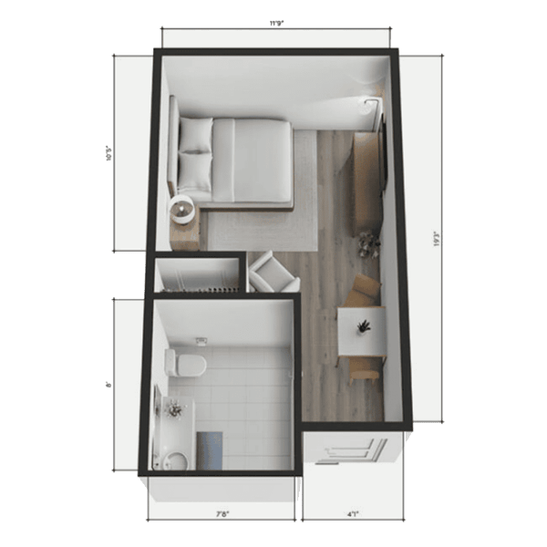 First floorplan