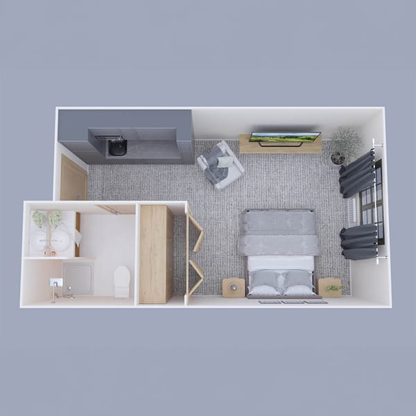 Studio Floor Plan