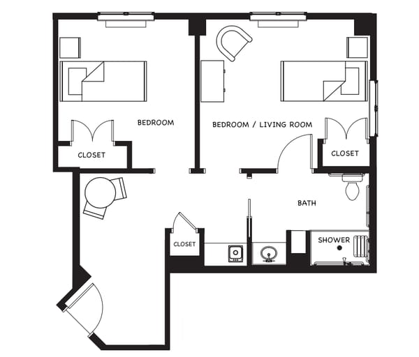 DOGWOOD ONE BEDROOM / COMPANION