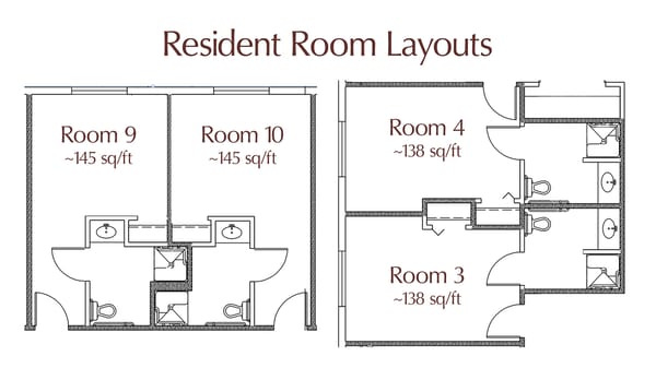 Resident Room Layouts