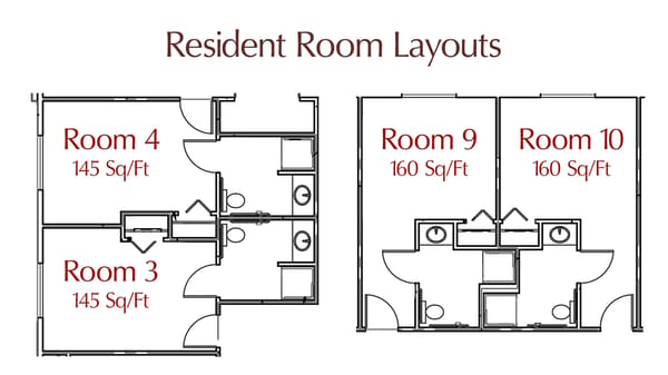 Resident Room Layouts