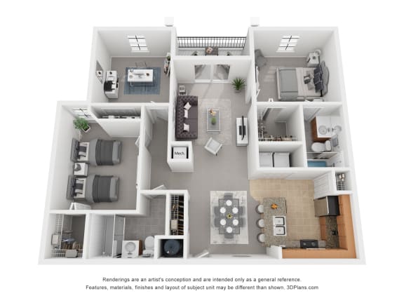 Floor Plan  a floor plan of a 1 bedroom apartment with a bathroom and a living r