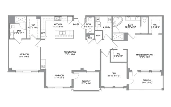 positano floor plan