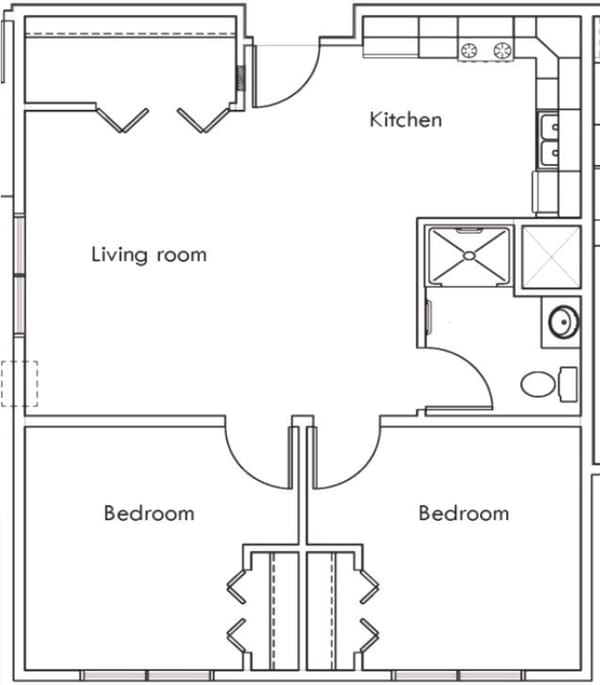 Assisted Living Floorplan - Dogwood