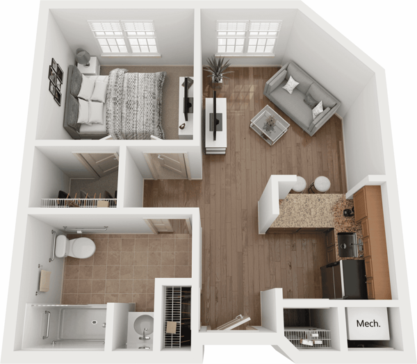 The Martinique floor plan