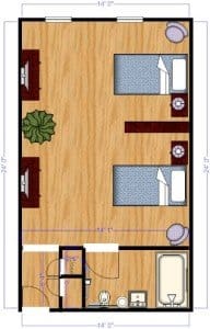 Personal Deluxe Floorplan