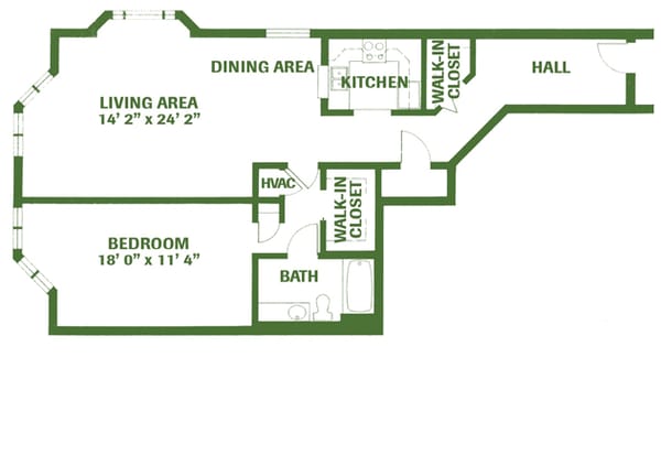 An Independent Living floorplan of a home at RiverWoods Exeter in Exeter, New Ha