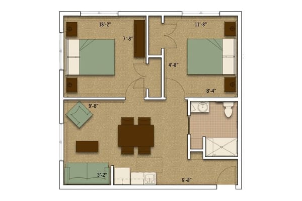 AL - 2 Bed