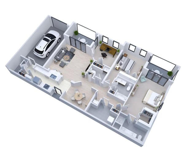 Pemberton Deluxe floor plan