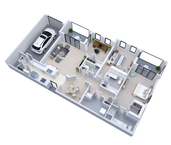 Pemberton Deluxe floor plan