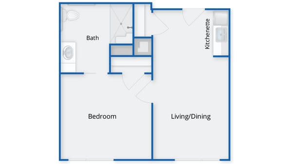 One Bedroom Apartment