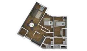 Deluxe Two Bedroom B