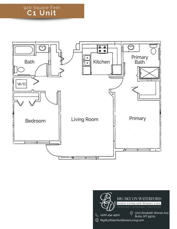 C1 Unit Floor Plan