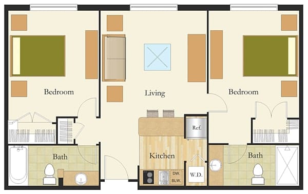 2 Bedroom