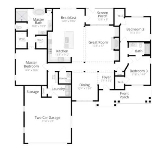 Milledge floor plan | Presbyterian Village Athens