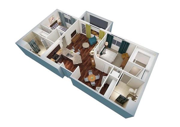 The Aldrich floor plan