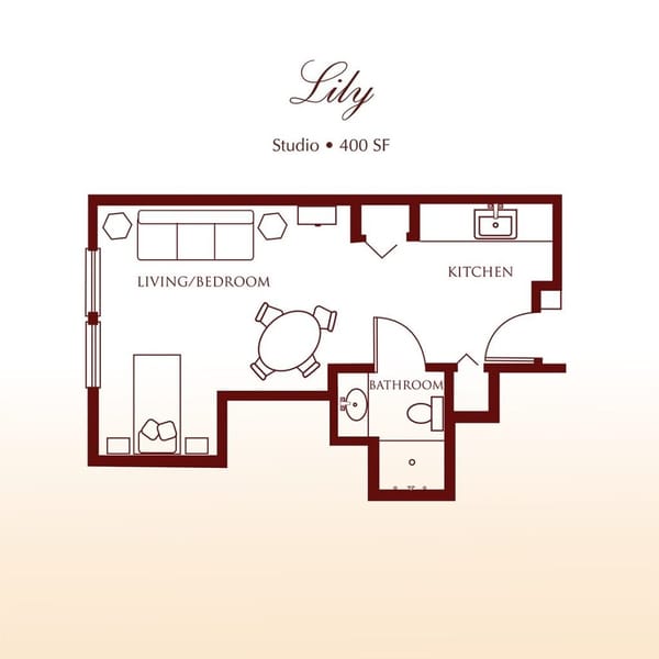The Lily Studio Apartment