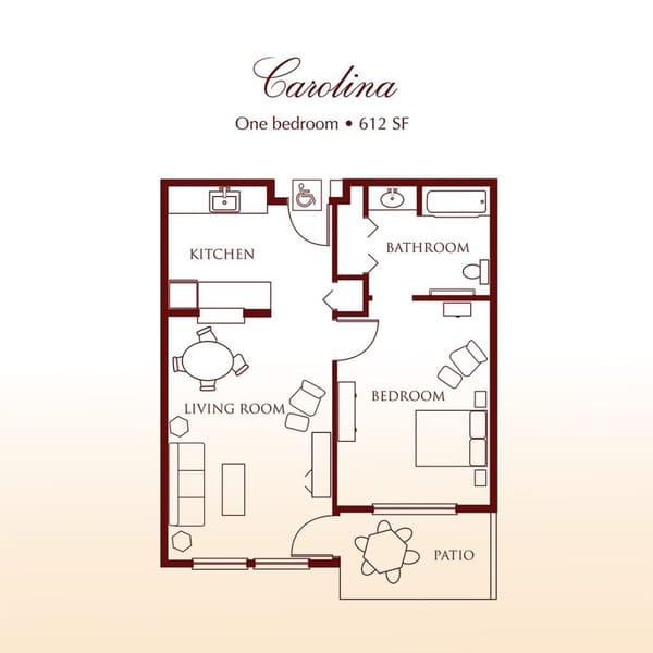 The Carolina 1 Bedroom Suite