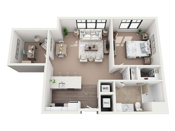 St Rita Square Independent Living Floor Plan