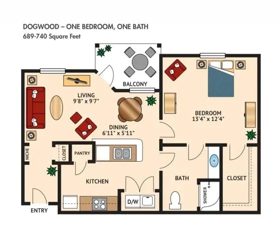 Dogwood Floor Plan