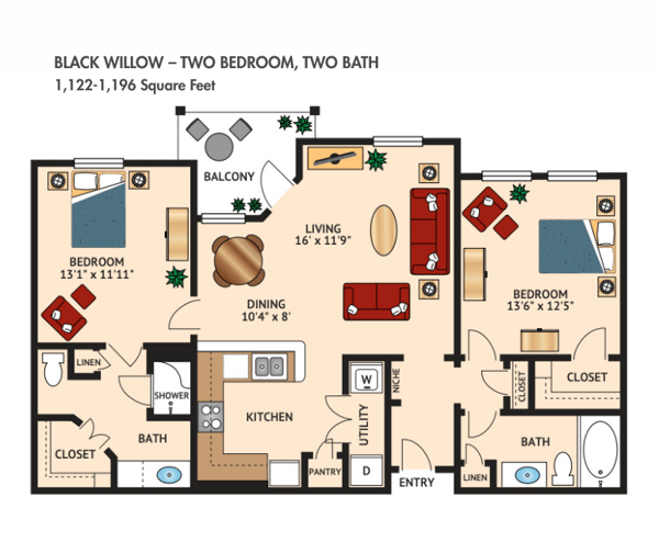 Black Willow Floor Plan
