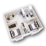 Two Bedroom Floor Plan