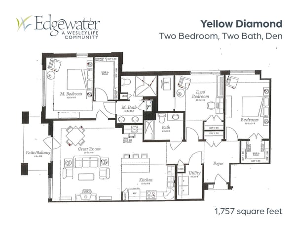 Yellow Diamond Floor Plan
