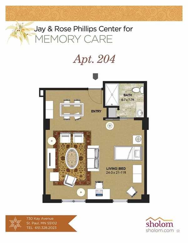Apartment 204 Layout