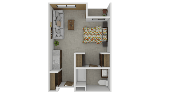 studio a floor plan