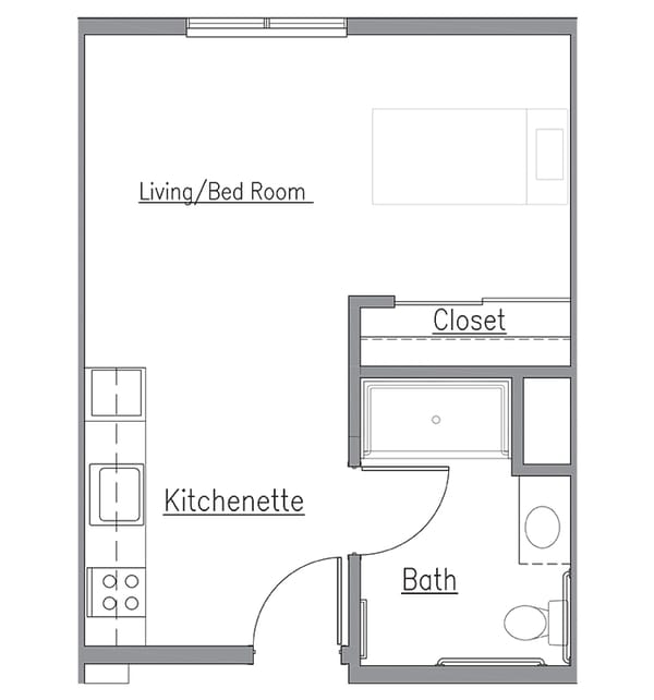 Studio Floor Plan