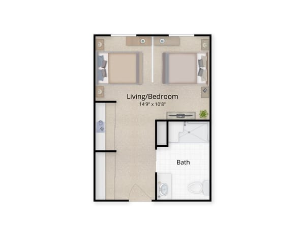 Semi-Private Studio floor plan