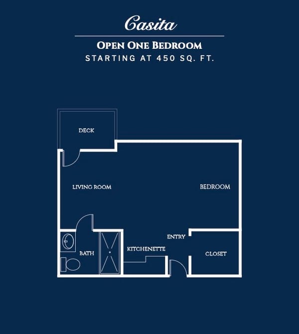Freesia Studio Floor Plan