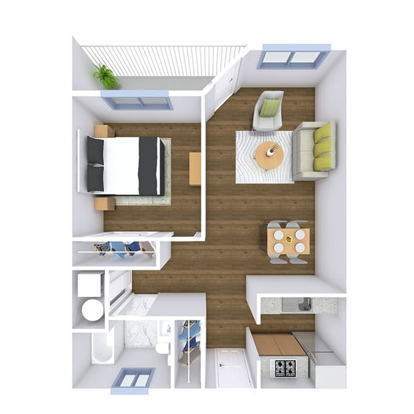 Hacienda floor plan