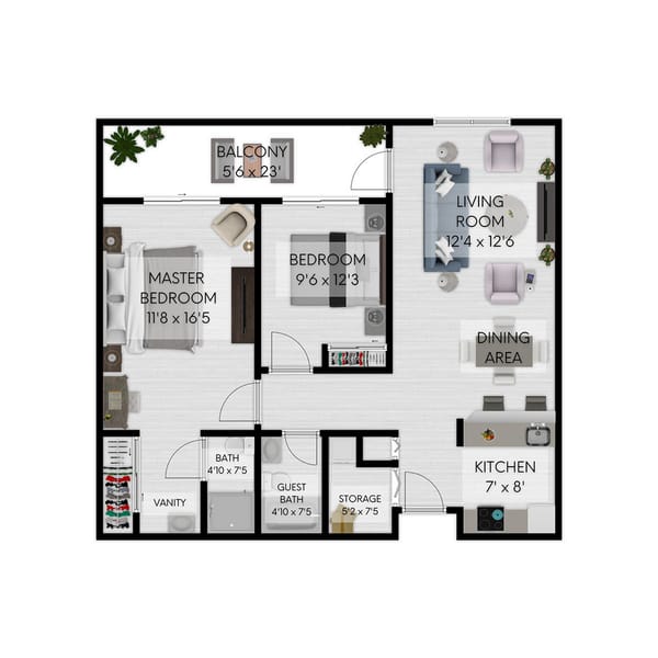 Sedona Winds Floor Plan K