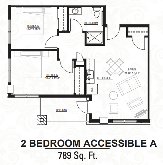 AL 2 BEDROOM ACCESSIBLE A
