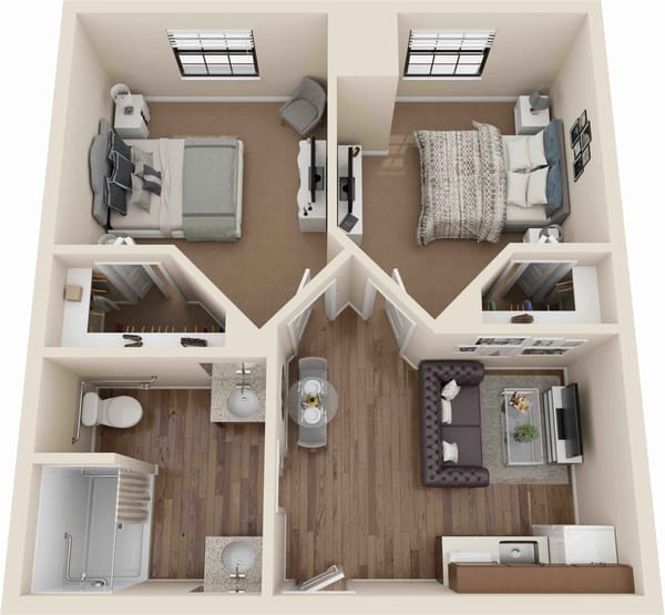 Cascade floor plan