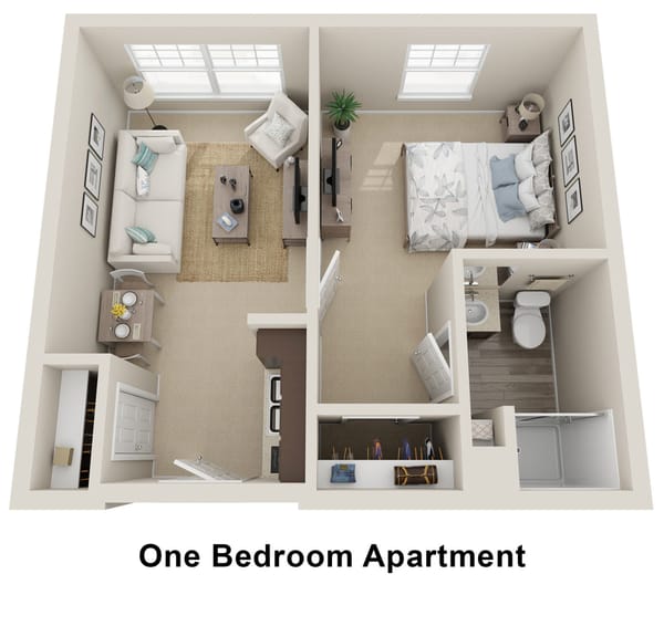 One Bedroom Apartment