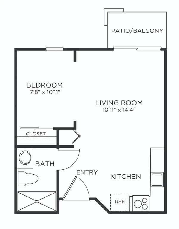 Studio Floor Plan