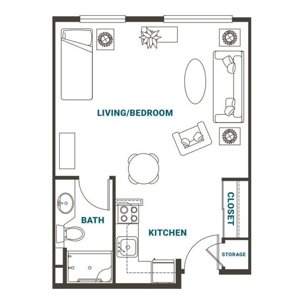 Studio Floor Plan