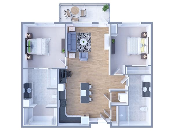 Queens Harbor floor plan