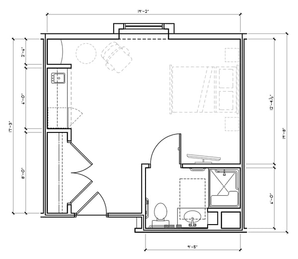 Studio Floor Plan