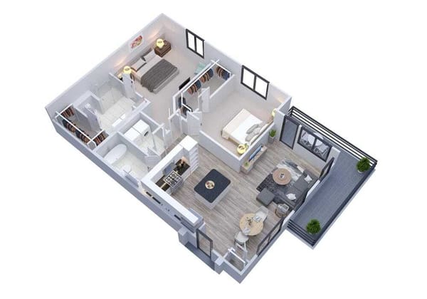 The Abbey floor plan