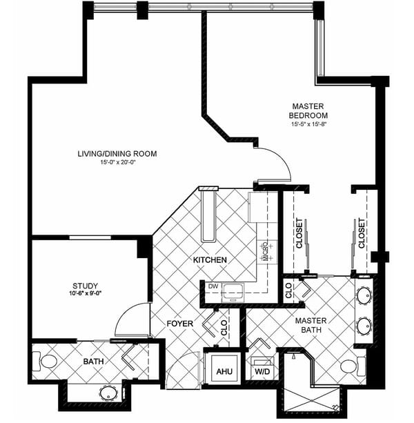 ONE BEDROOM