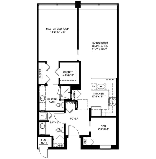 ONE BEDROOM