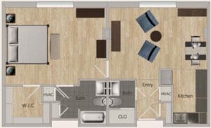 Westminster Towers apartment floor plan