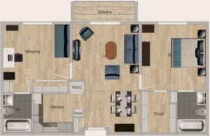 Westminster Towers Lancaster floor plan