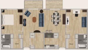 Westminster Towers Fairfield floor plan