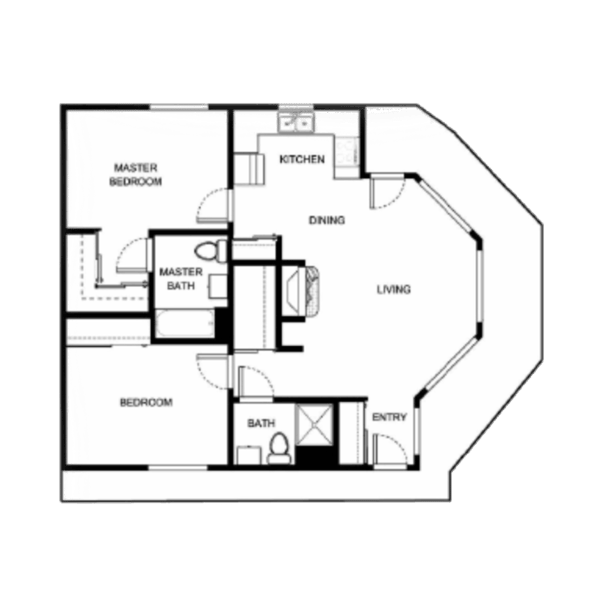 A thoughtfully designed floor plan fostering comfort and community in a welcomin