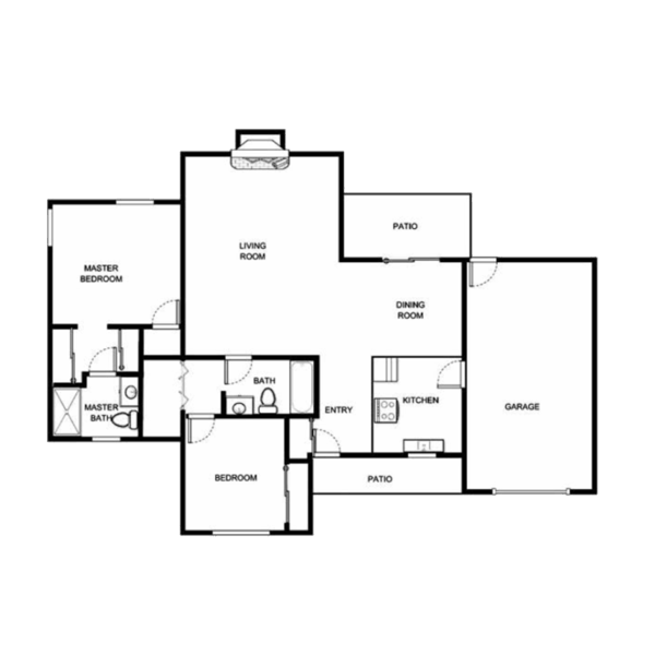 This thoughtfully designed floor plan offers inviting spaces for relaxation and 
