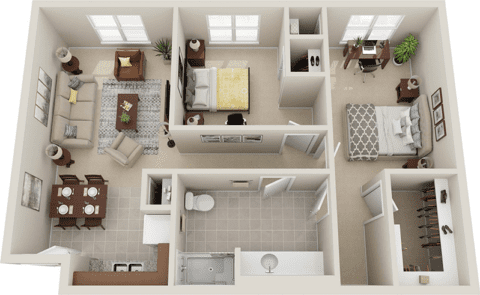 Assisted Living Two-Bedroom